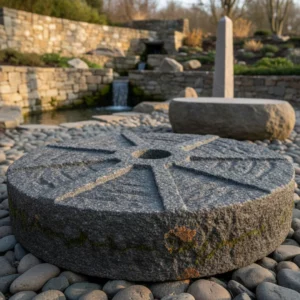 Custom Stone Mill Wheels & Landscape Artifacts